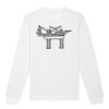  Sweat-shirt unisexe a col rond BIO Vignette