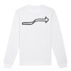  Sweat-shirt unisexe a col rond BIO Vignette