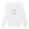  Sweat-shirt unisexe a col rond BIO Vignette