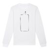  Sweat-shirt unisexe a col rond BIO Vignette