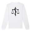  Sweat-shirt unisexe a col rond BIO Vignette