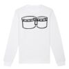  Sweat-shirt unisexe a col rond BIO Vignette