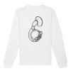  Sweat-shirt unisexe a col rond BIO Vignette