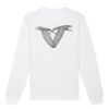  Sweat-shirt unisexe a col rond BIO Vignette