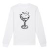  Sweat-shirt unisexe a col rond BIO Vignette