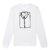  Sweat-shirt unisexe a col rond BIO Vignette