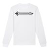  Sweat-shirt unisexe a col rond BIO Vignette