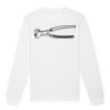  Sweat-shirt unisexe a col rond BIO Vignette