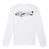  Sweat-shirt unisexe a col rond BIO Vignette