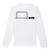  Sweat-shirt unisexe a col rond BIO Vignette
