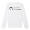  Sweat-shirt unisexe a col rond BIO Vignette