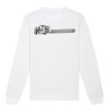  Sweat-shirt unisexe a col rond BIO Vignette