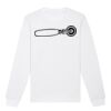  Sweat-shirt unisexe a col rond BIO Vignette