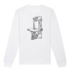  Sweat-shirt unisexe a col rond BIO Vignette