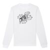  Sweat-shirt unisexe a col rond BIO Vignette