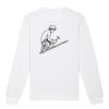  Sweat-shirt unisexe a col rond BIO Vignette