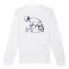  Sweat-shirt unisexe a col rond BIO Vignette