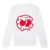  Sweat-shirt unisexe a col rond BIO Vignette