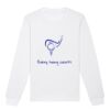  Sweat-shirt unisexe a col rond BIO Vignette
