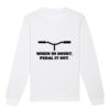  Sweat-shirt unisexe a col rond BIO Vignette