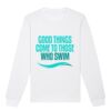  Sweat-shirt unisexe a col rond BIO Vignette