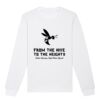  Sweat-shirt unisexe a col rond BIO Vignette