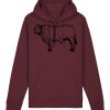Sweatshirt a capuche unisexe BIO Vignette