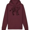 Sweatshirt a capuche unisexe BIO Vignette