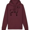 Sweatshirt a capuche unisexe BIO Vignette