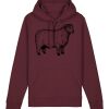 Sweatshirt a capuche unisexe BIO Vignette