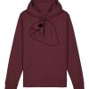 Sweatshirt a capuche unisexe BIO Vignette