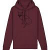 Sweatshirt a capuche unisexe BIO Vignette