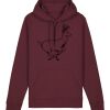 Sweatshirt a capuche unisexe BIO Vignette