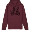 Sweatshirt a capuche unisexe BIO Vignette