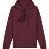 Sweatshirt a capuche unisexe BIO Vignette