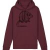 Sweatshirt a capuche unisexe BIO Vignette