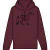 Sweatshirt a capuche unisexe BIO Vignette