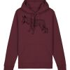 Sweatshirt a capuche unisexe BIO Vignette
