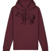 Sweatshirt a capuche unisexe BIO Vignette