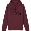 Sweatshirt a capuche unisexe BIO Vignette