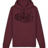 Sweatshirt a capuche unisexe BIO Vignette