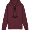 Sweatshirt a capuche unisexe BIO Vignette