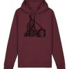 Sweatshirt a capuche unisexe BIO Vignette