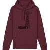 Sweatshirt a capuche unisexe BIO Vignette