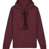 Sweatshirt a capuche unisexe BIO Vignette