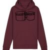 Sweatshirt a capuche unisexe BIO Vignette
