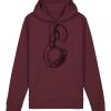 Sweatshirt a capuche unisexe BIO Vignette