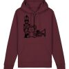 Sweatshirt a capuche unisexe BIO Vignette
