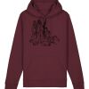 Sweatshirt a capuche unisexe BIO Vignette