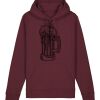 Sweatshirt a capuche unisexe BIO Vignette